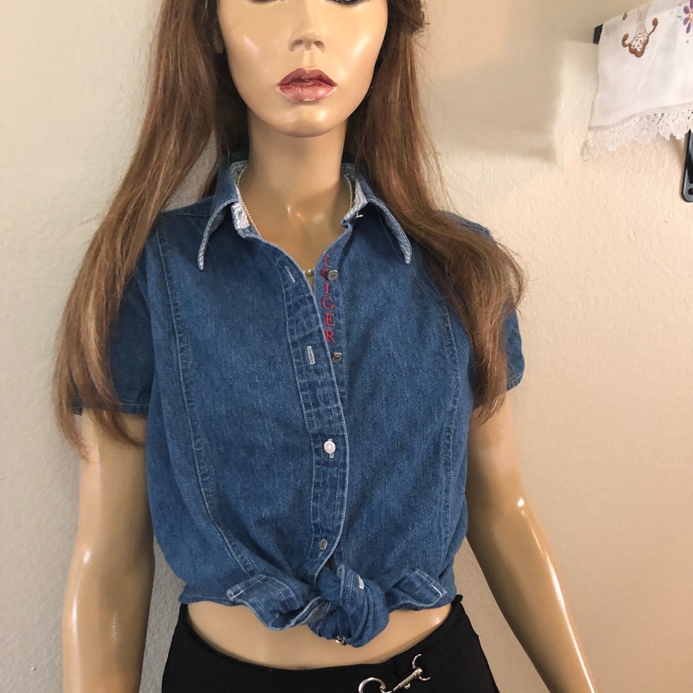 Vintage Tommy Hilfiger Denim Shirt
